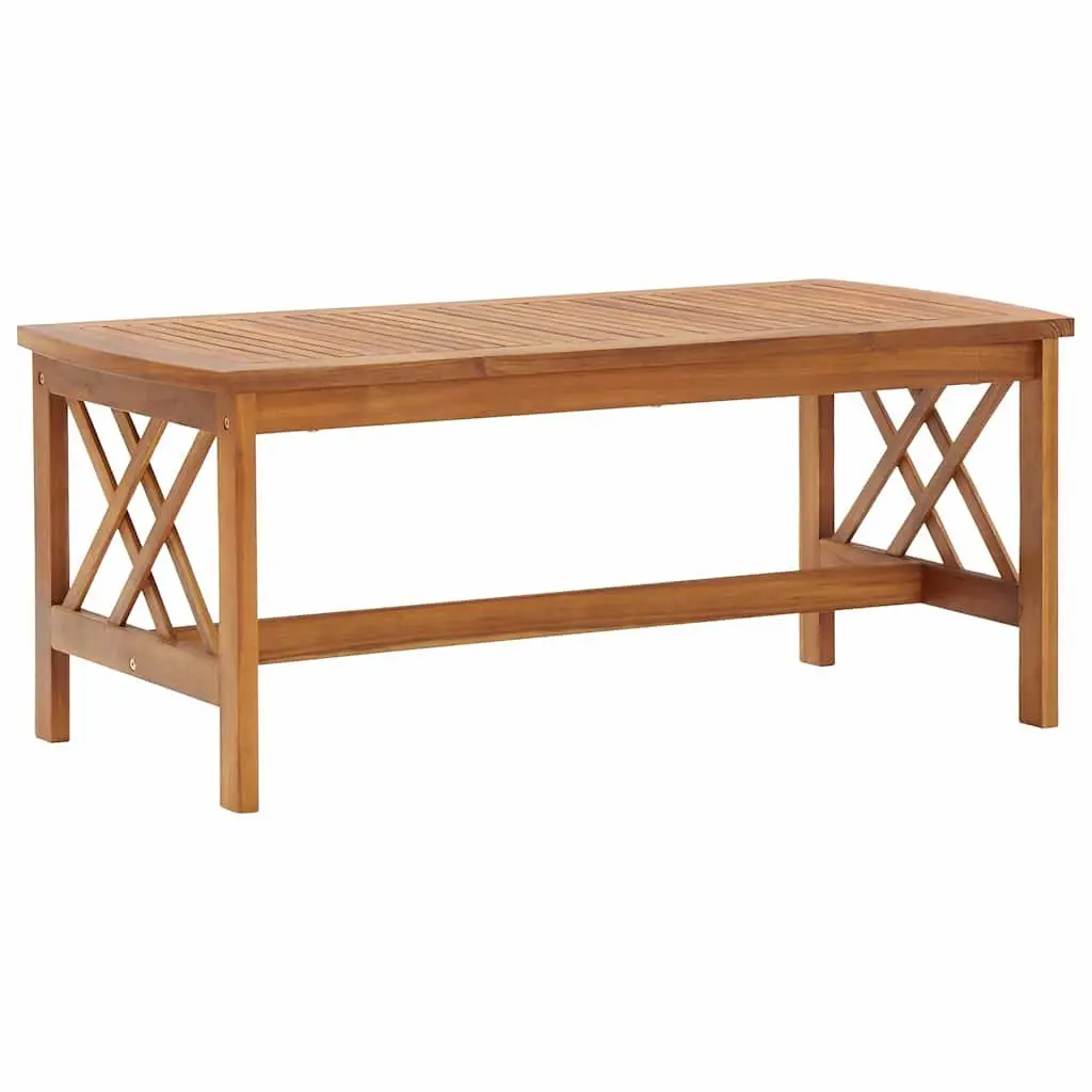 2 Piece Garden Lounge Set with Bench and Table
