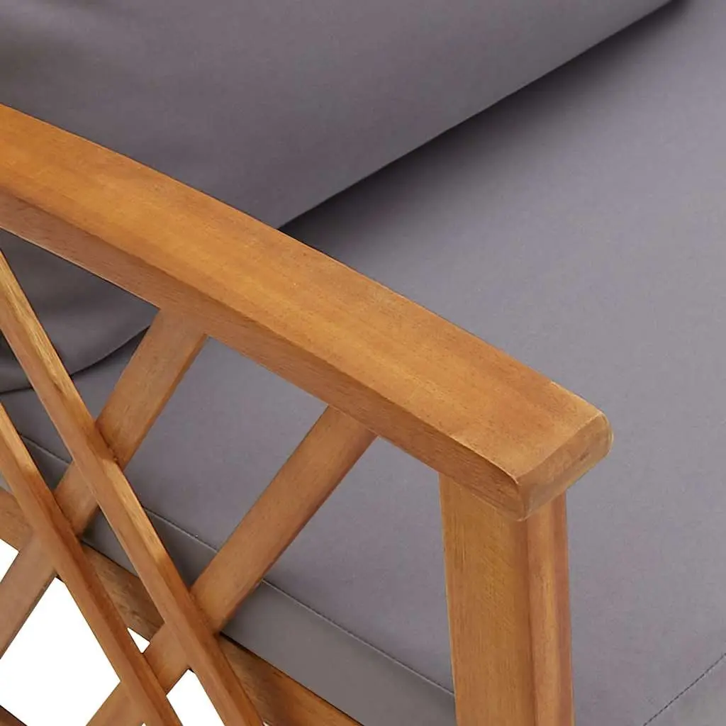 2-Piece Garden Lounge Set with Bench and Coffee Table
