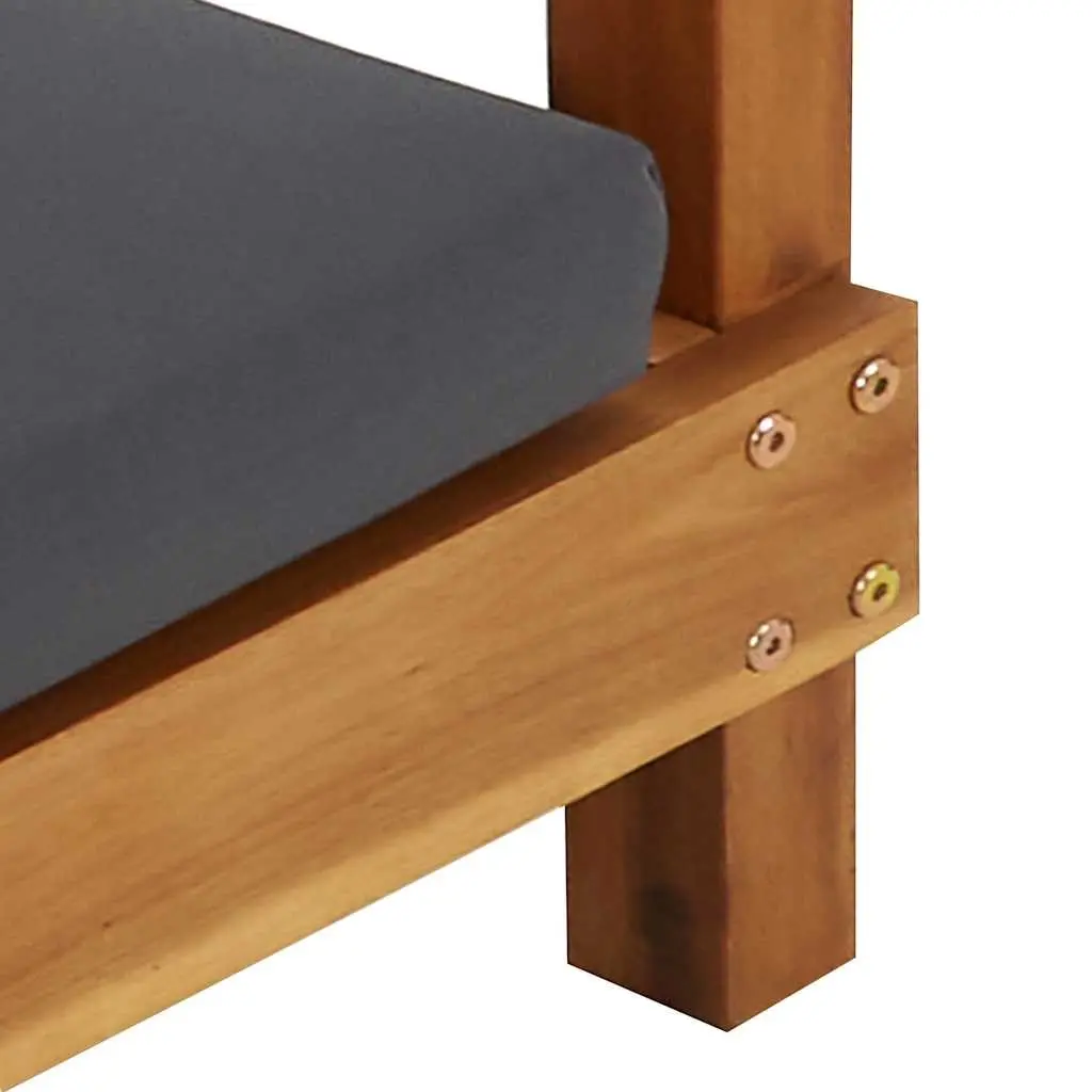 Double Sun Lounger with Adjustable Backrest