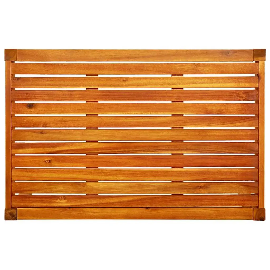 Brown Solid Acacia Wood Garden Table for Outdoors