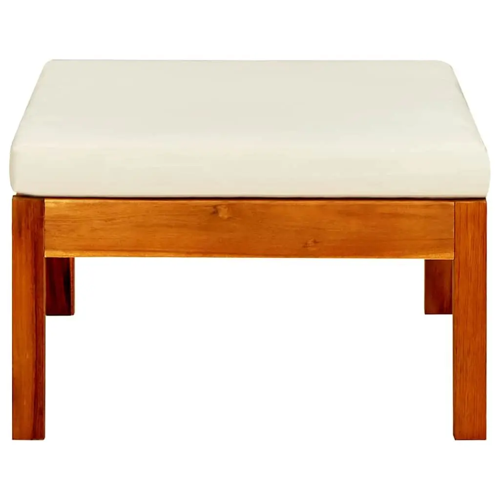 Solid Acacia Wood Foot Rests for Outdoor Comfort