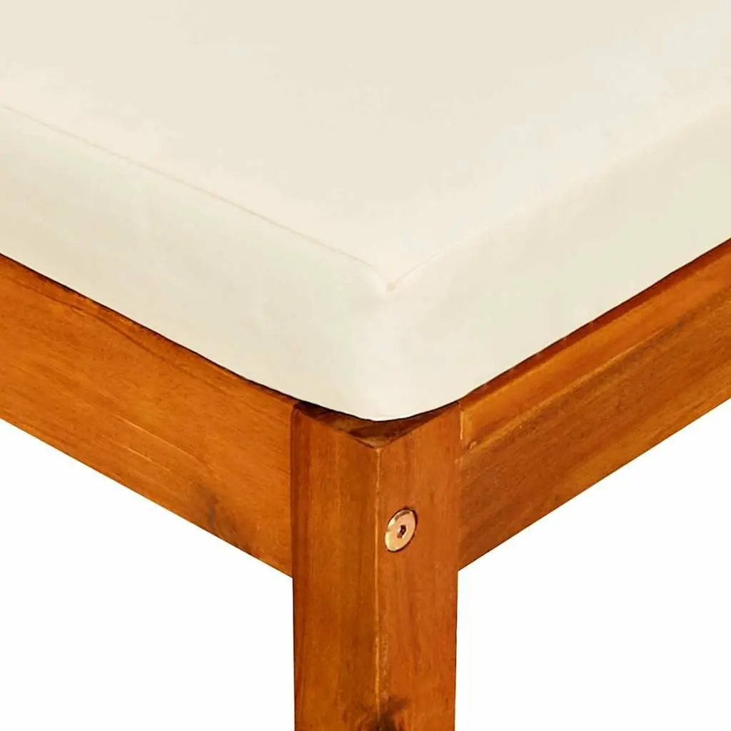 Solid Acacia Wood Foot Rests for Outdoor Comfort