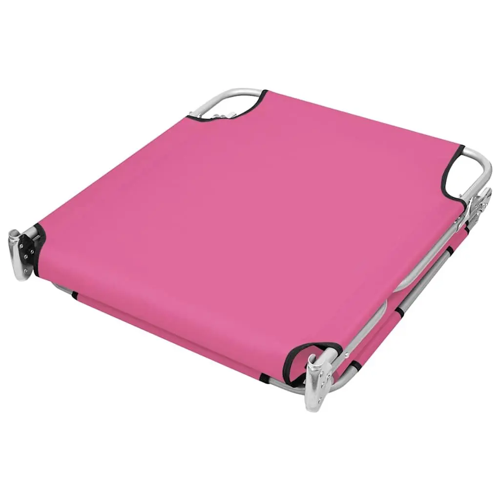 Folding Sun Lounger with Adjustable Backrest