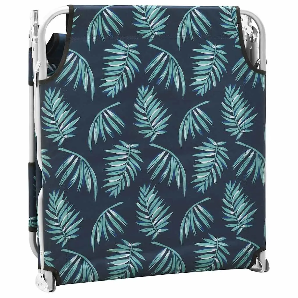 Sun Lounger with Adjustable Backrest and Cushion