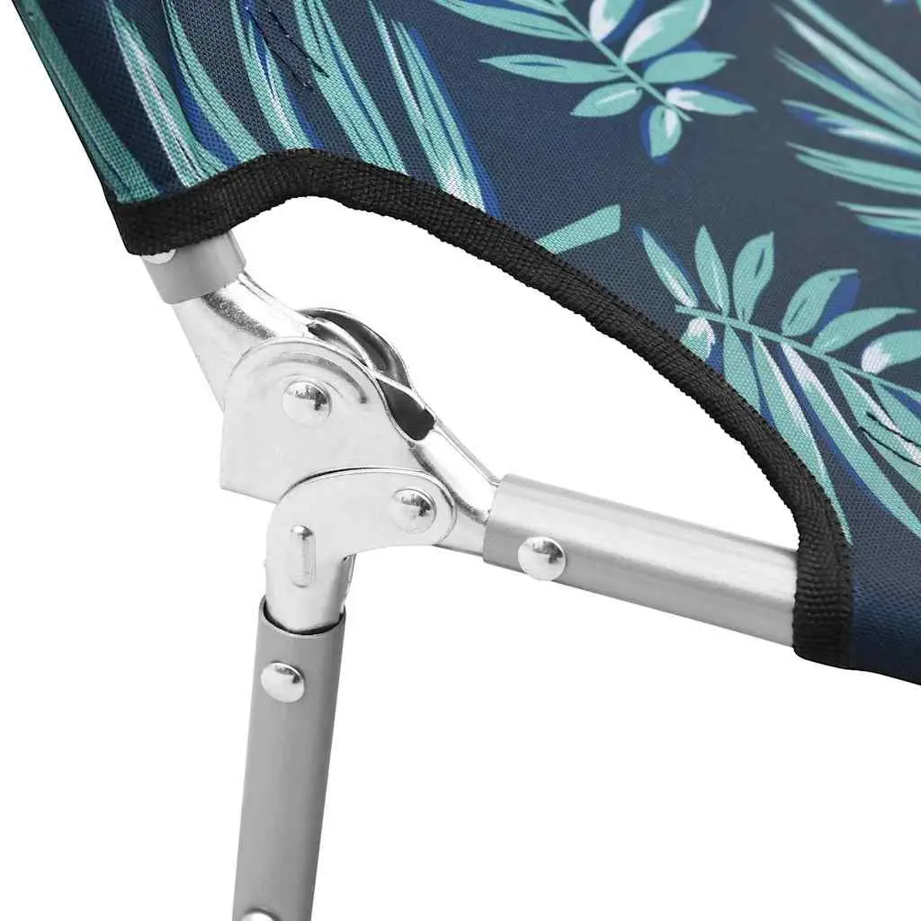 Sun Lounger with Adjustable Backrest and Cushion