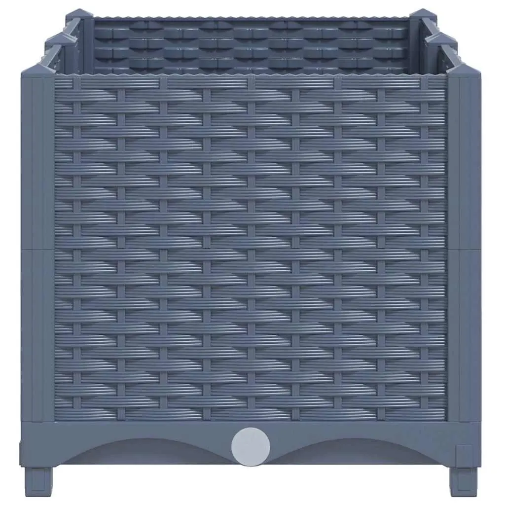 Polypropylene Raised Garden Bed Planter 80x40x38cm