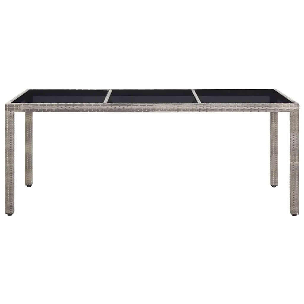 Grey Garden Dining Table for Outdoor Spaces