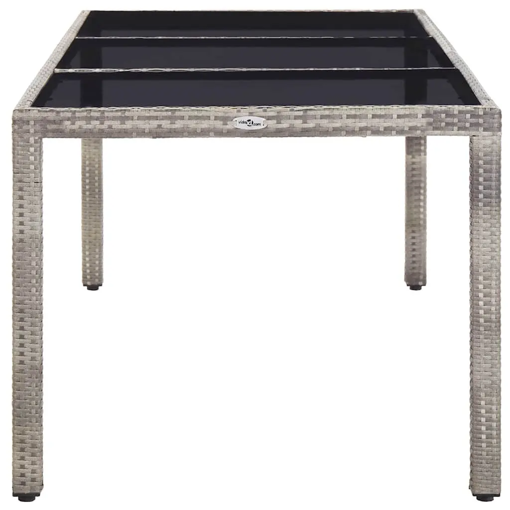 Grey Garden Dining Table for Outdoor Spaces
