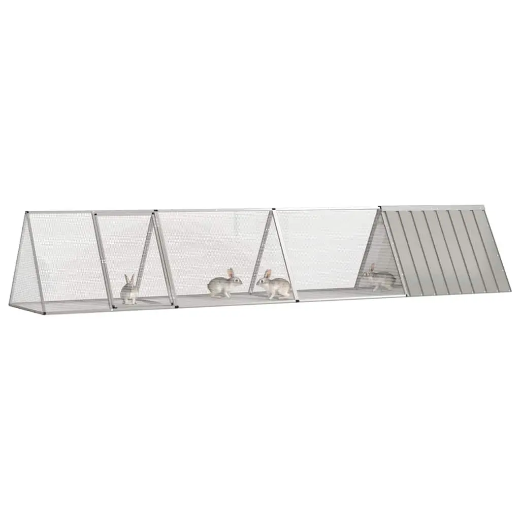 Outdoor Rabbit Cage with Expandable Playpen