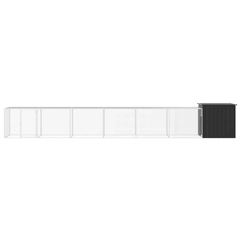 Anthracite Steel Chicken Cage for Small Animals