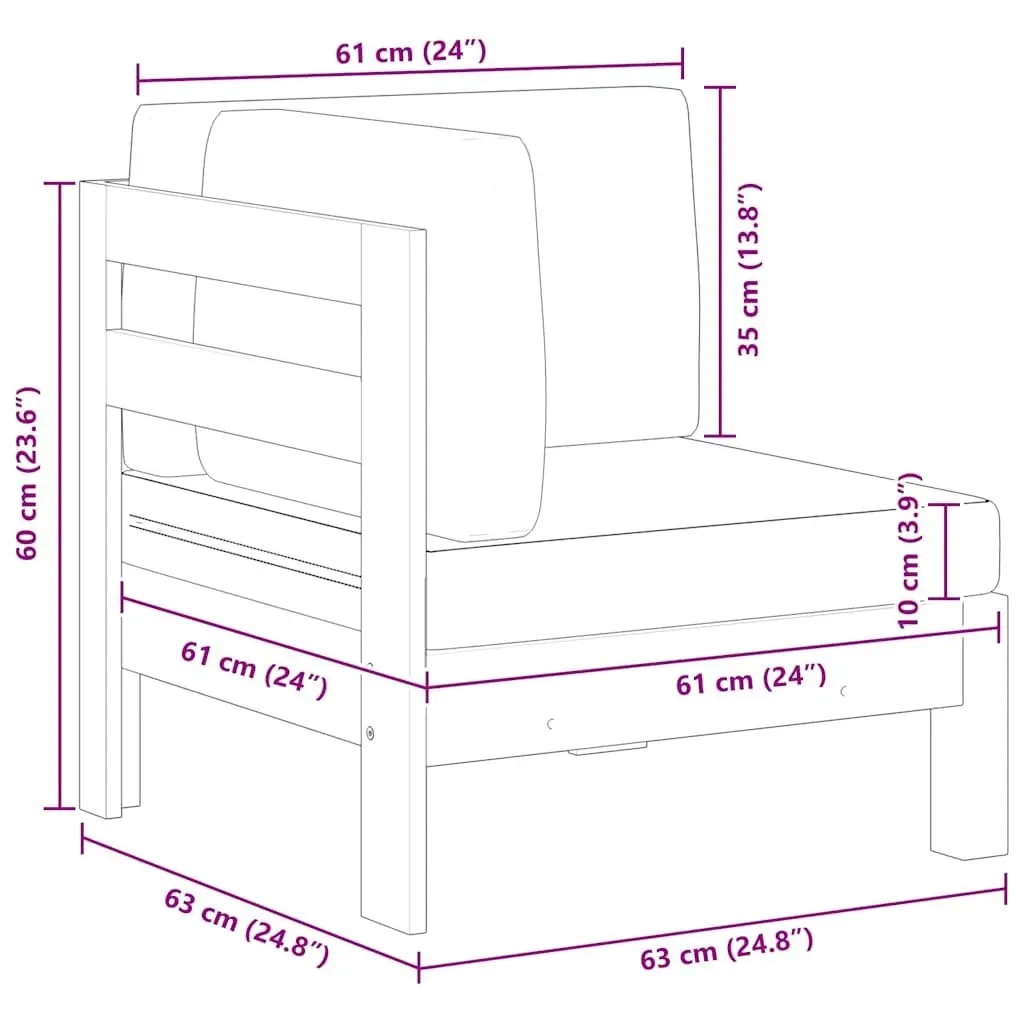 Outdoor Corner Sofa with Cream Cushions