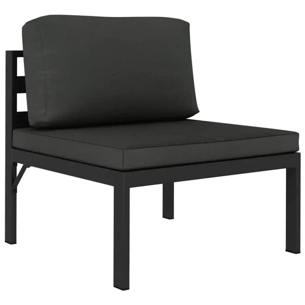 Modular 5 Piece Outdoor Patio Lounge Set with Cushions