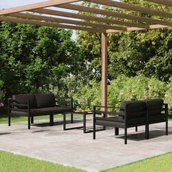 Modular Garden Lounge Set: 5 Pieces of Durable Outdoor Comfort