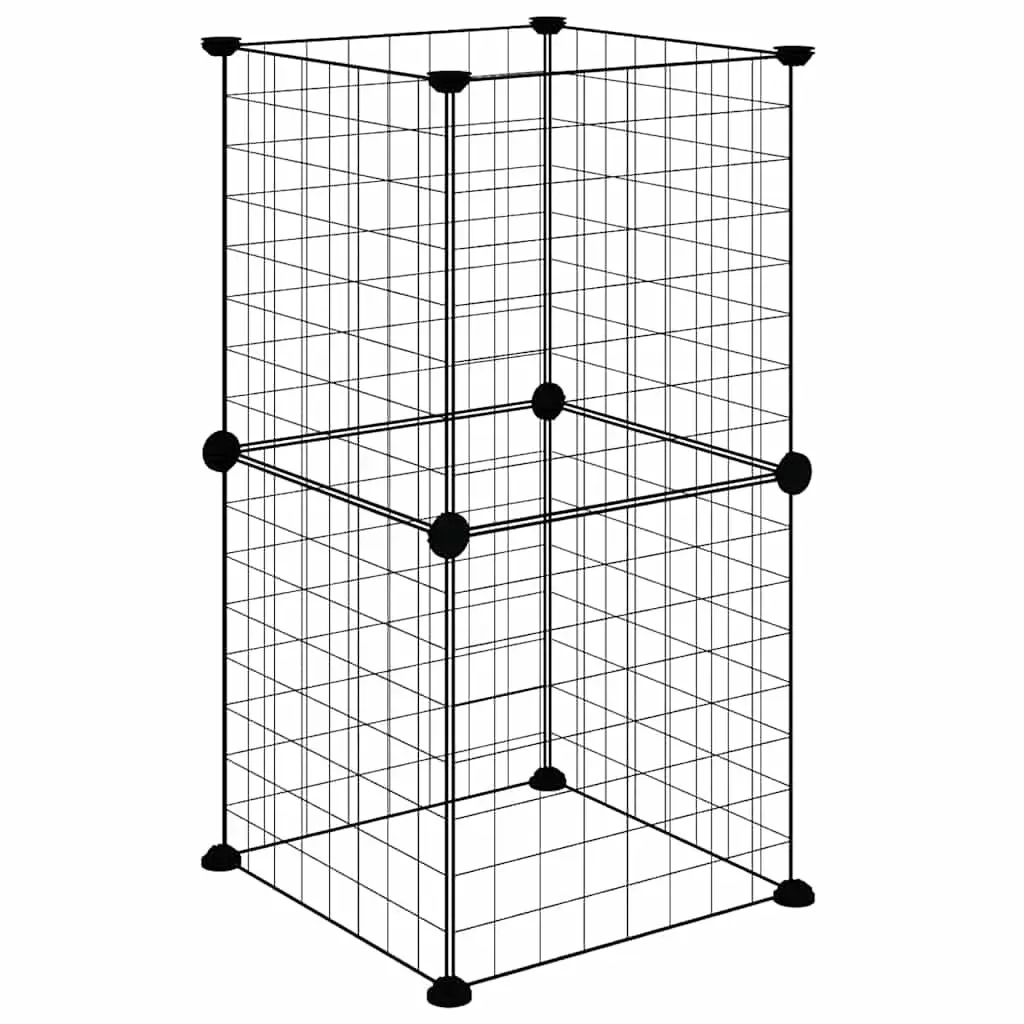 8-Panel Small Animal Cage for Secure Play