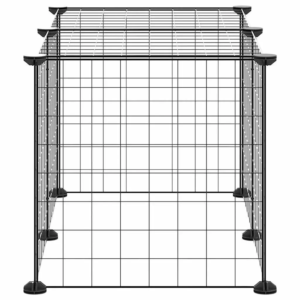 8-Panel Small Animal Playpen for Pets 35x35 cm