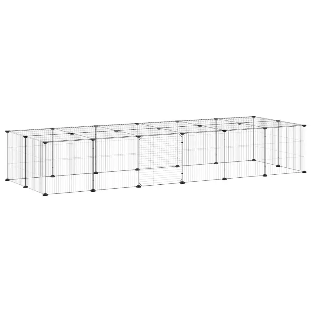 Modular Pet Cage with 28 Panels for Small Animals