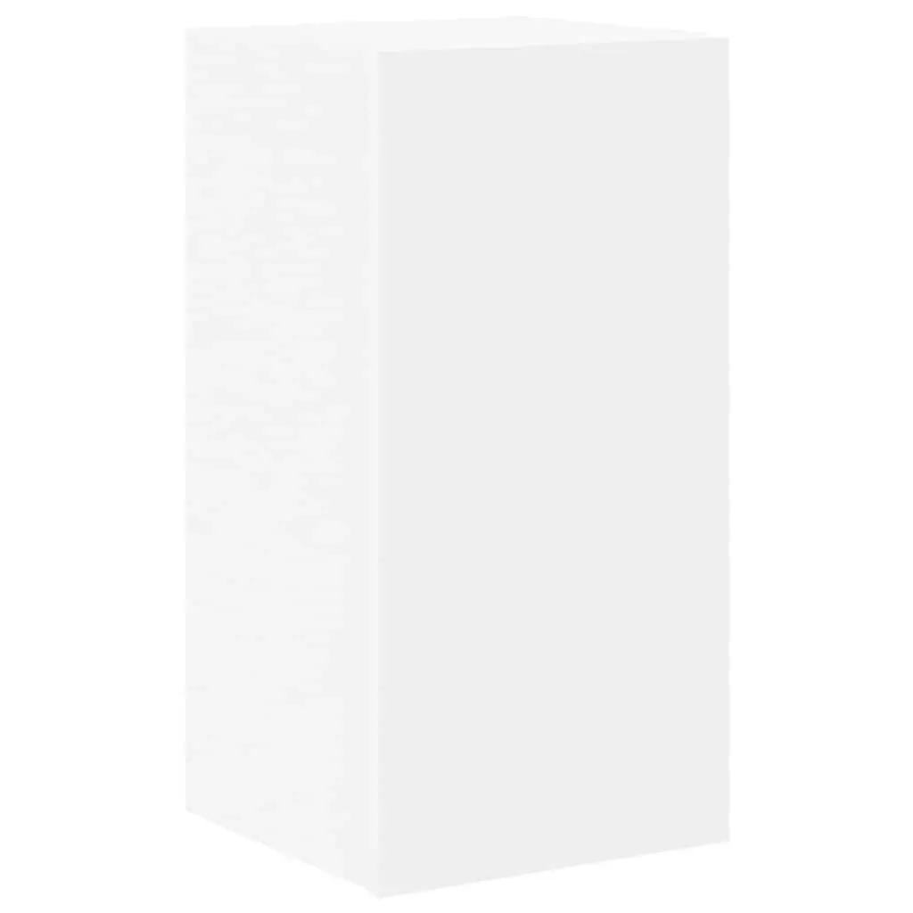 7-Piece White Wall-Mounted TV Cabinet Storage Unit