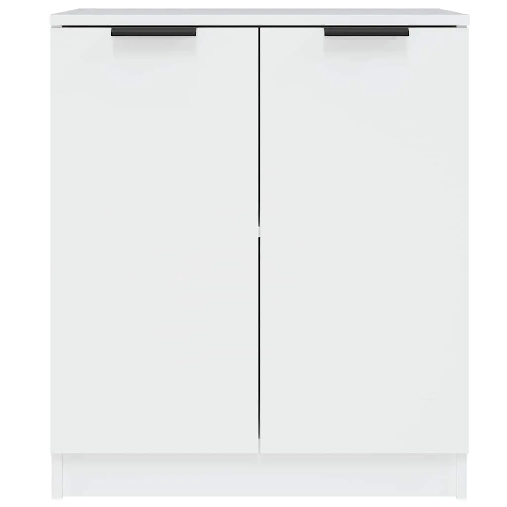 White Sideboards Storage Cabinet Set