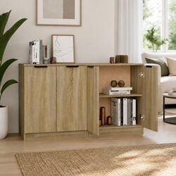 Sturdy Brown Sideboard Cabinet 60x30x70cm