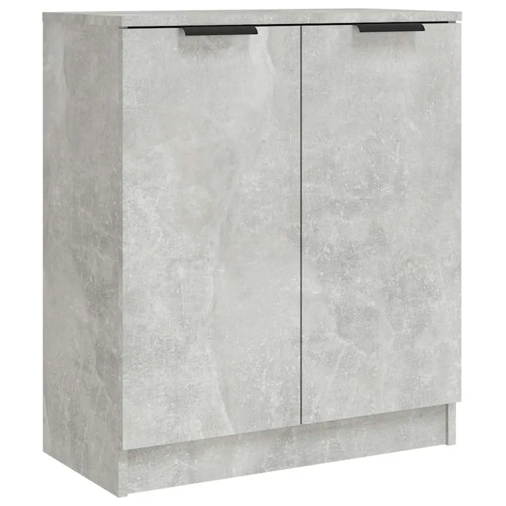 Sideboard Cabinet Engineered Wood Grey 60x30x70 cm Set of 2