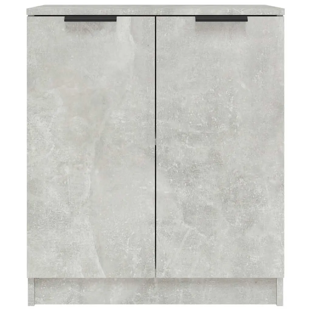 Sideboard Cabinet Engineered Wood Grey 60x30x70 cm Set of 2