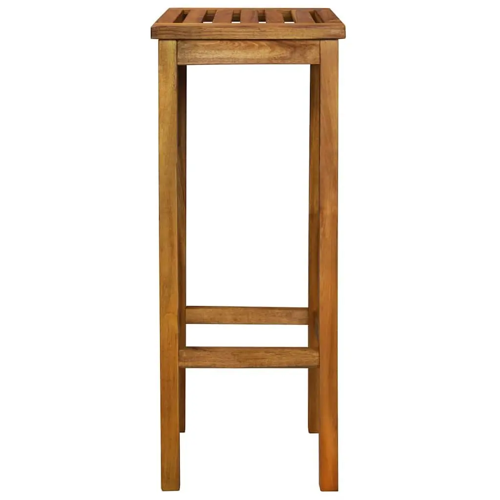 5 Piece Outdoor Bistro Bar Set in Brown Acacia Wood