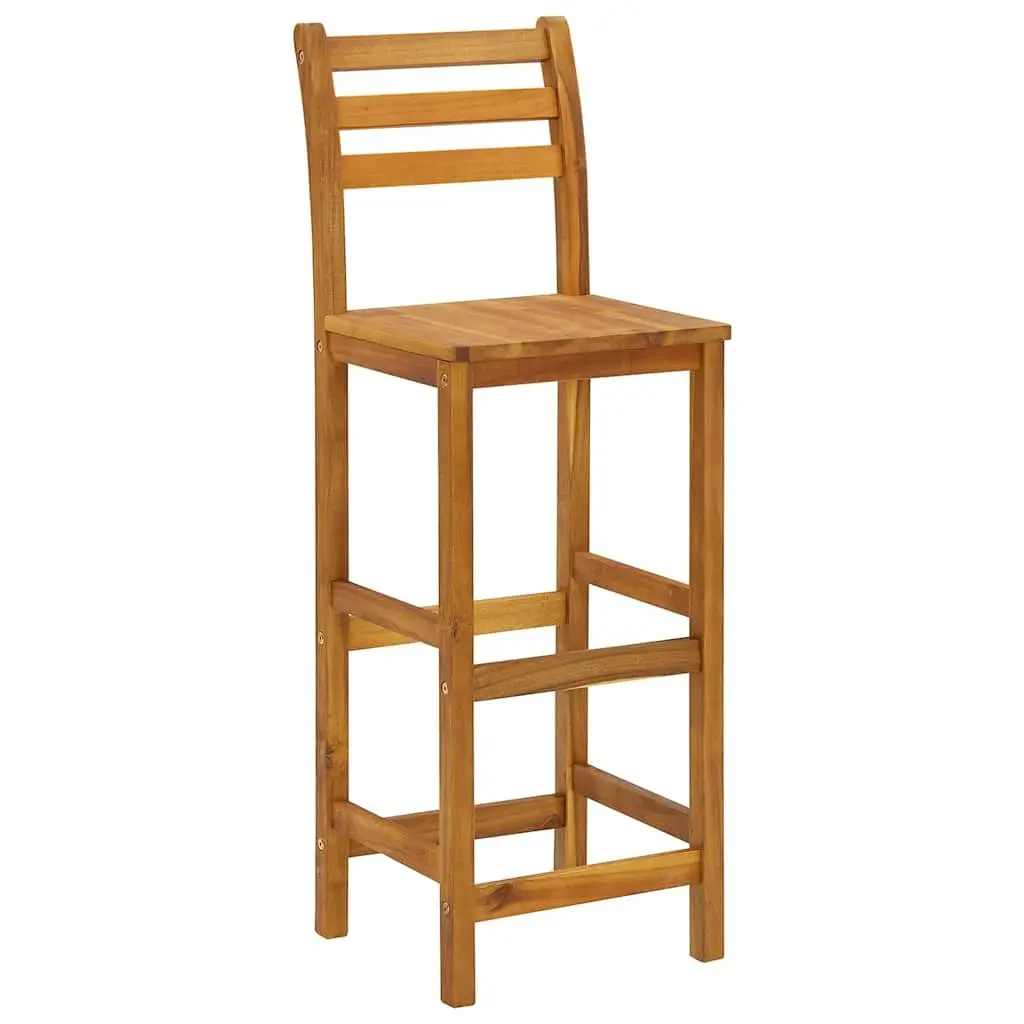 5 Piece Outdoor Bistro Bar Set with Stools