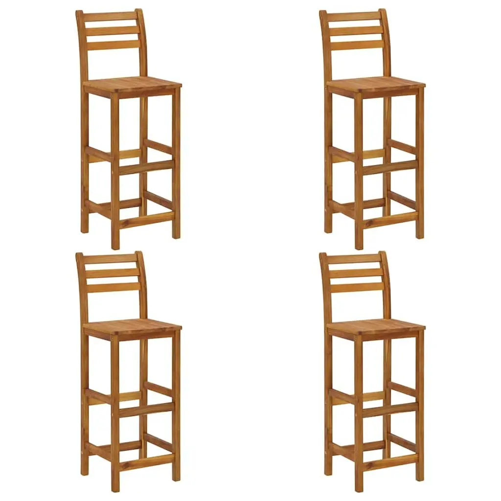 5-Piece Garden Bar Set with Durable Acacia Wood