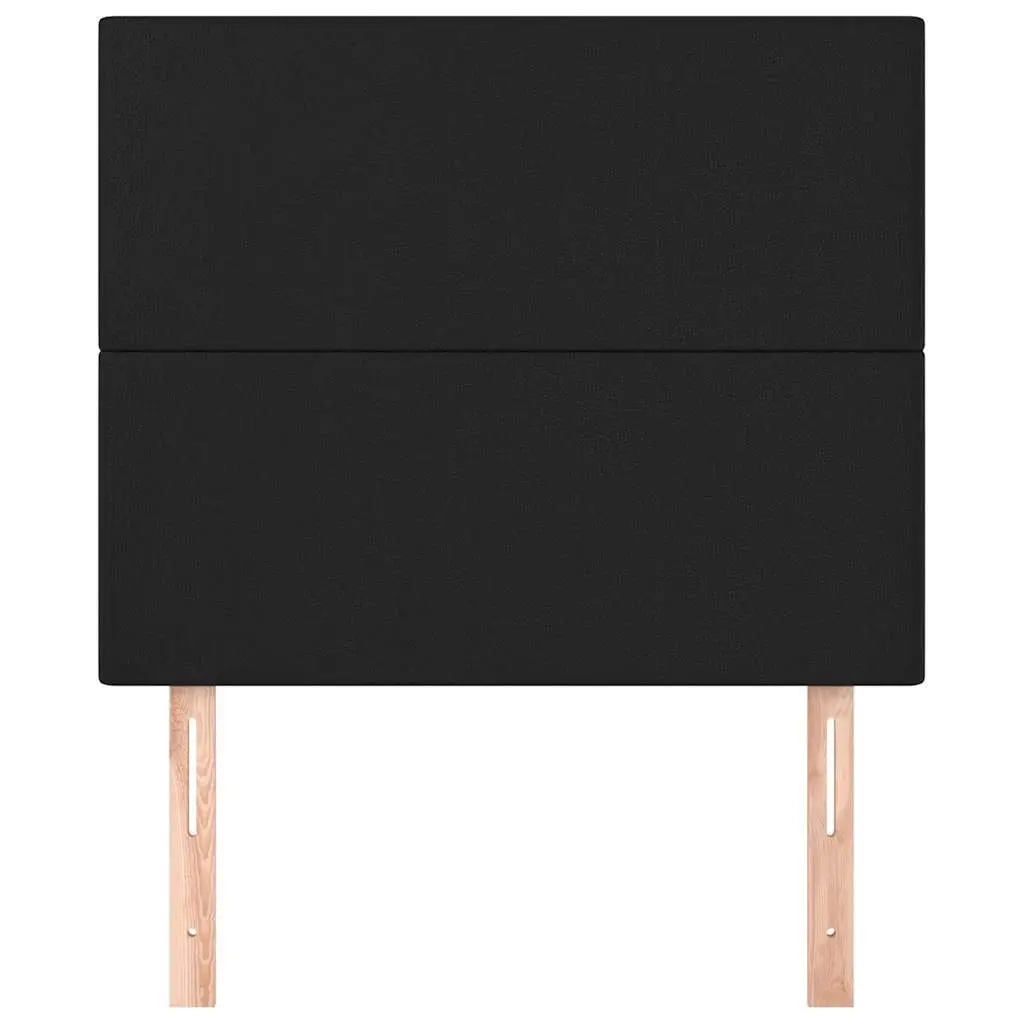 Black Faux Leather Headboard with Adjustable Height 100cm