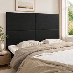 Stylish Black Faux Leather Headboard for Your Bed