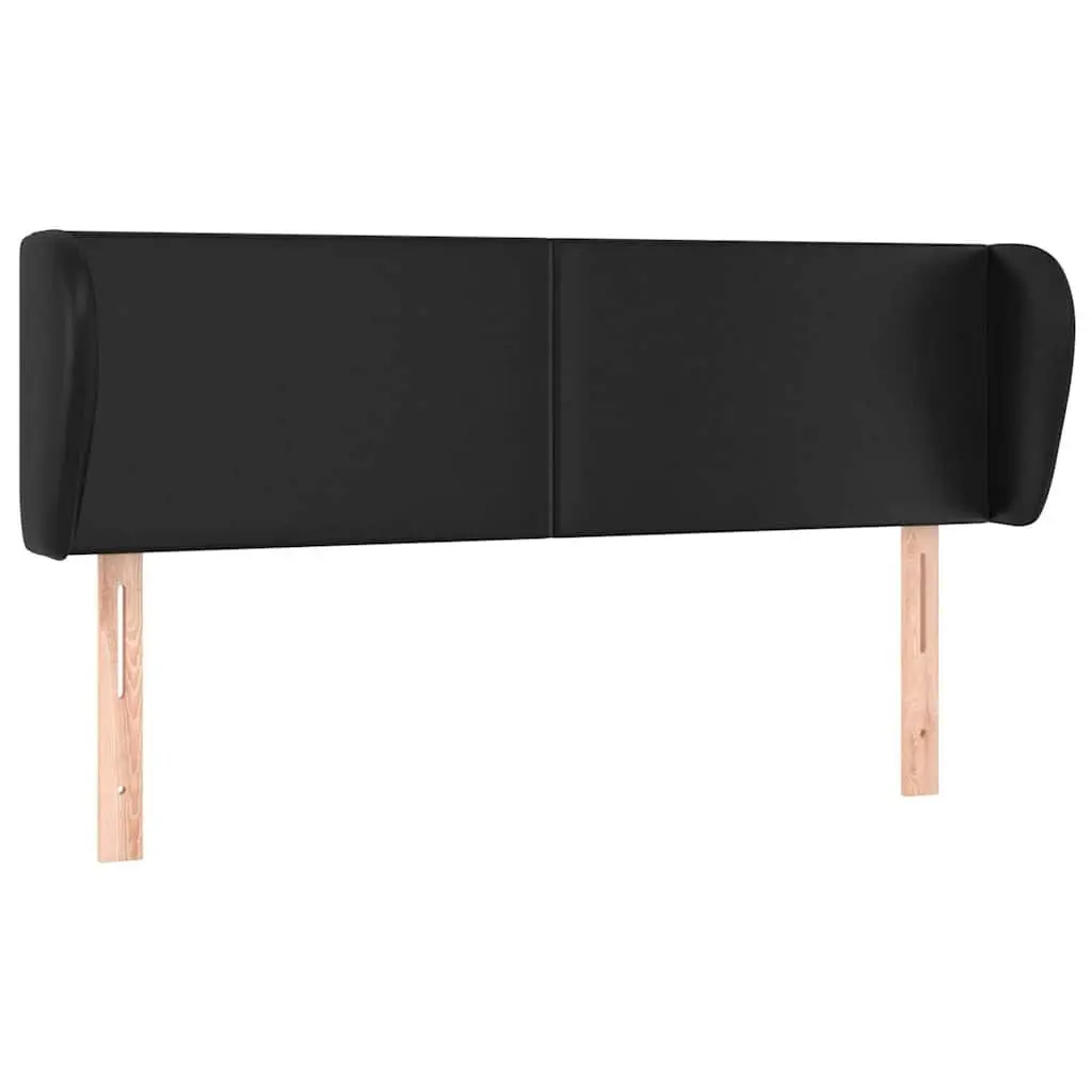 Headboard Faux Leather 147 cm Black Bedroom Furniture Bed Backrest
