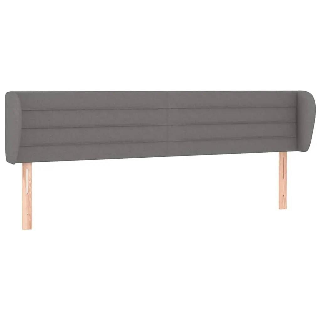 Headboard Fabric 163 cm Dark Grey