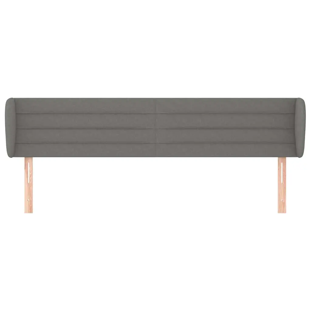 Headboard Fabric 163 cm Dark Grey
