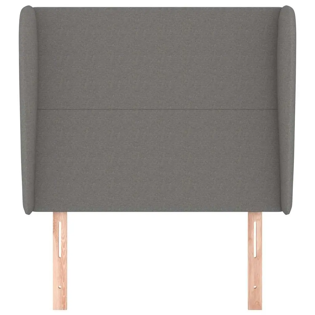Dark Grey Headboard with Ears 83cm