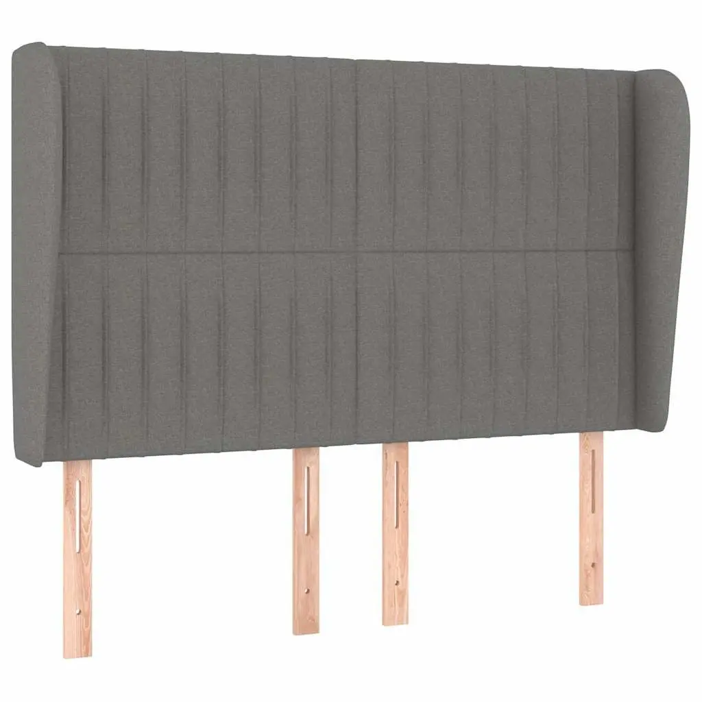 Headboard Fabric Upholstered 147cm Grey