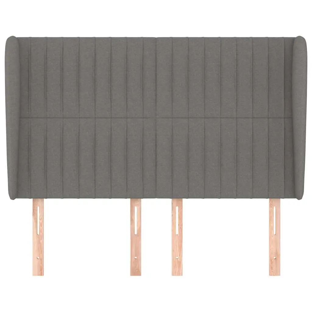 Headboard Fabric Upholstered 147cm Grey