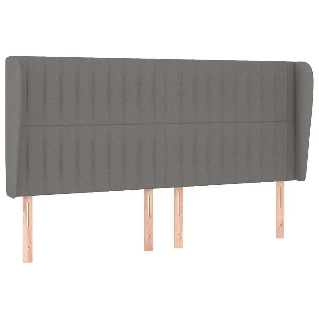 Headboard Fabric Grey 203cm Bedroom Furniture Bed Head Support