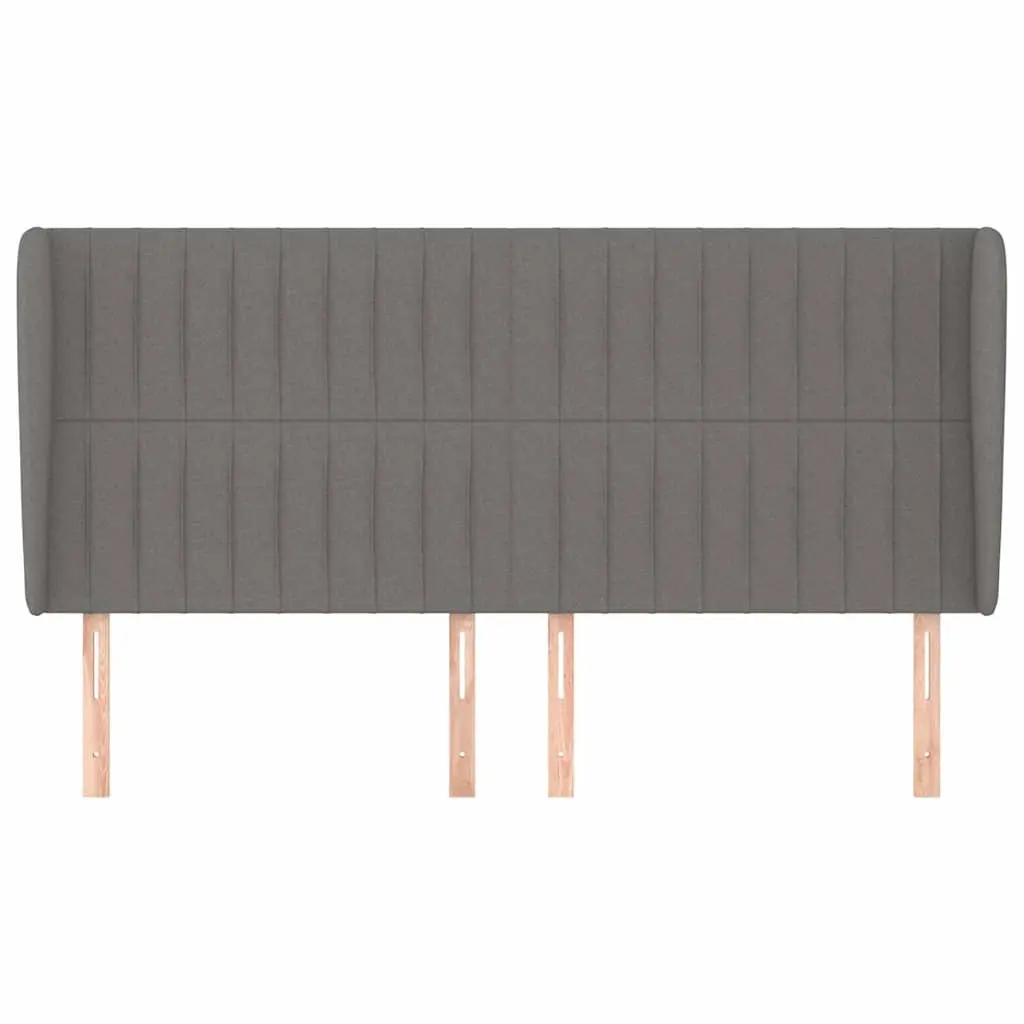 Headboard Fabric Grey 203cm Bedroom Furniture Bed Head Support