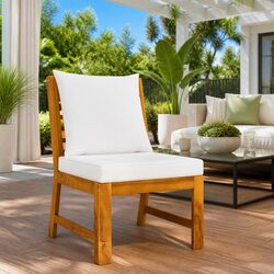 Sturdy Outdoor Sectional Middle Sofa for Garden and Patio