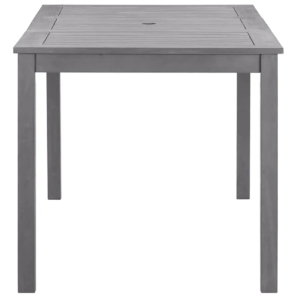 Solid Acacia Wood Garden Dining Table in Grey Wash