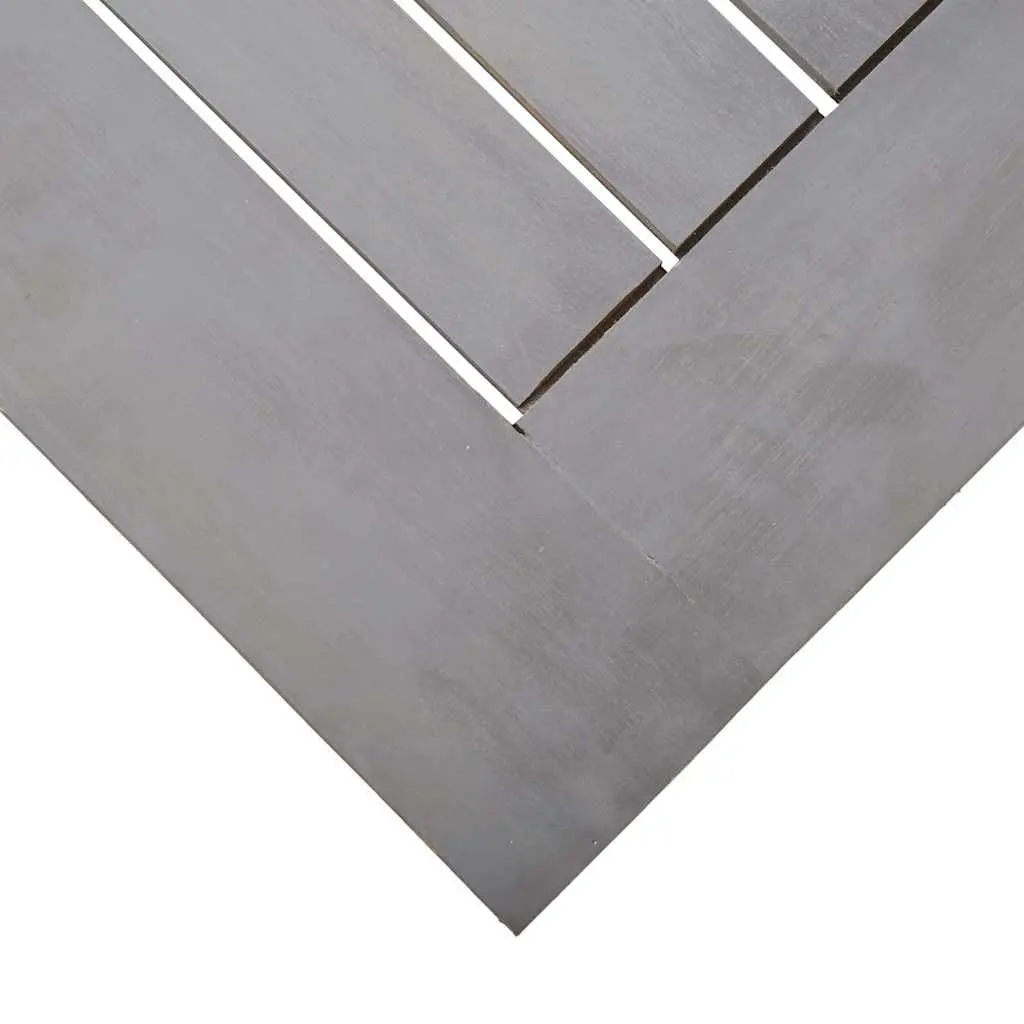 Solid Acacia Wood Garden Table in Grey Wash