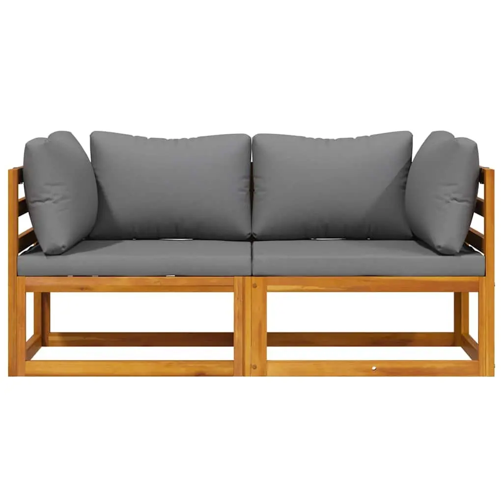 Outdoor Sectional Sofa Corner Lounge Set Grey