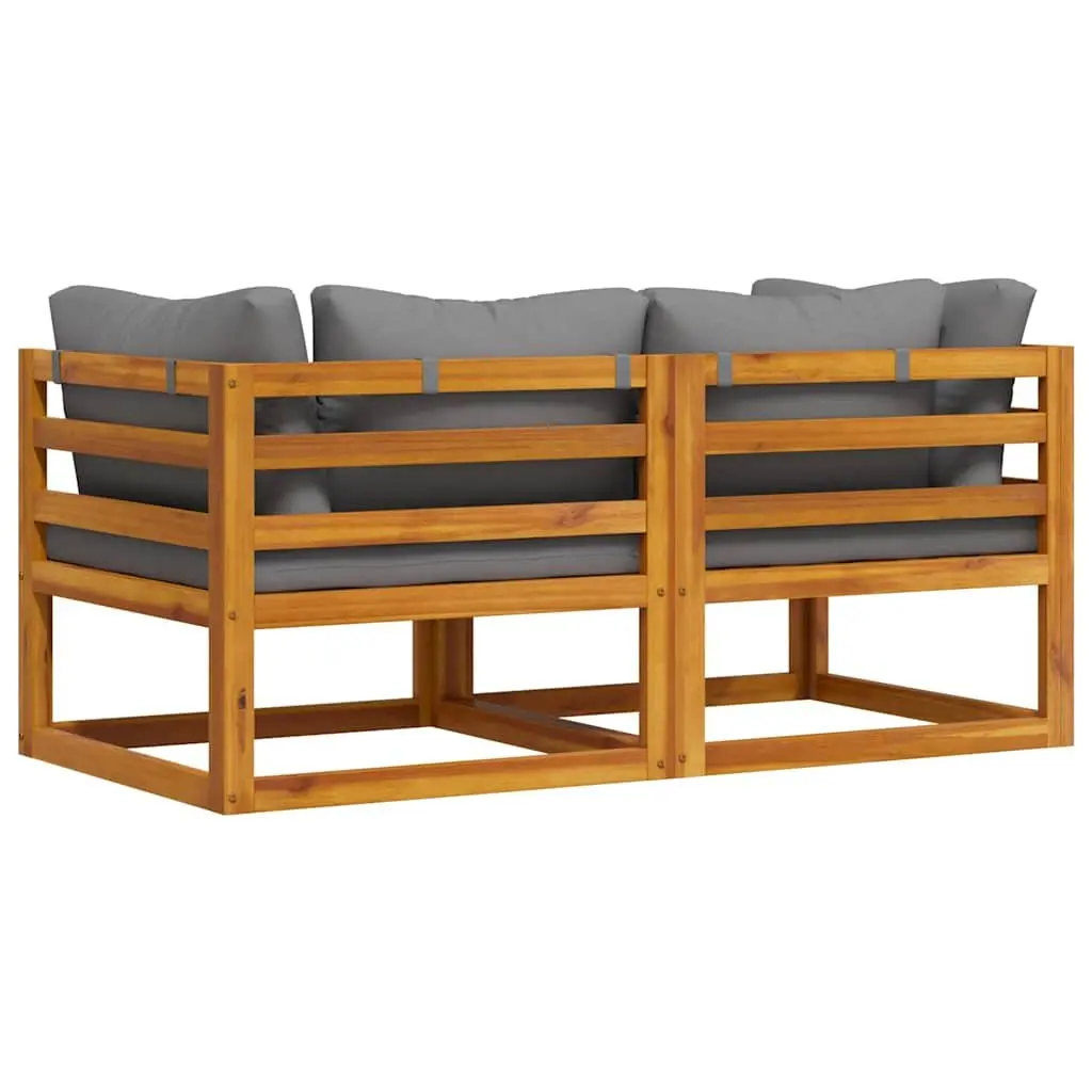 Outdoor Sectional Sofa Corner Lounge Set Grey