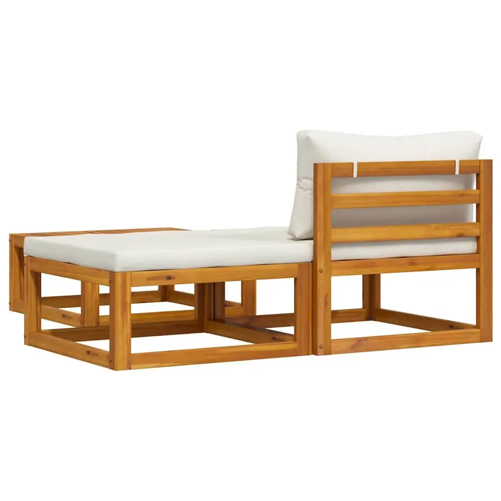 3-Piece Outdoor Sectional Sofa Set with Coffee Table