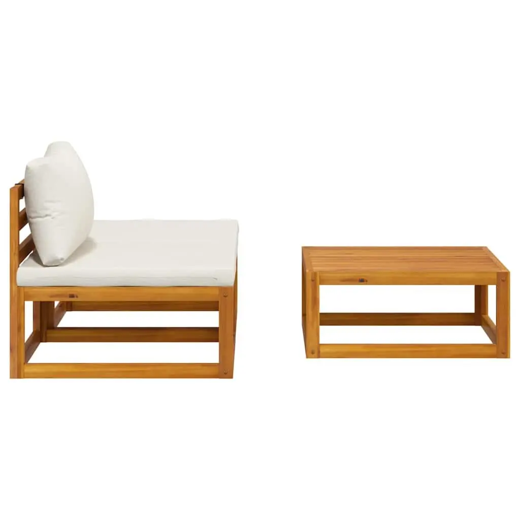 3-Piece Outdoor Sectional Sofa Set with Coffee Table