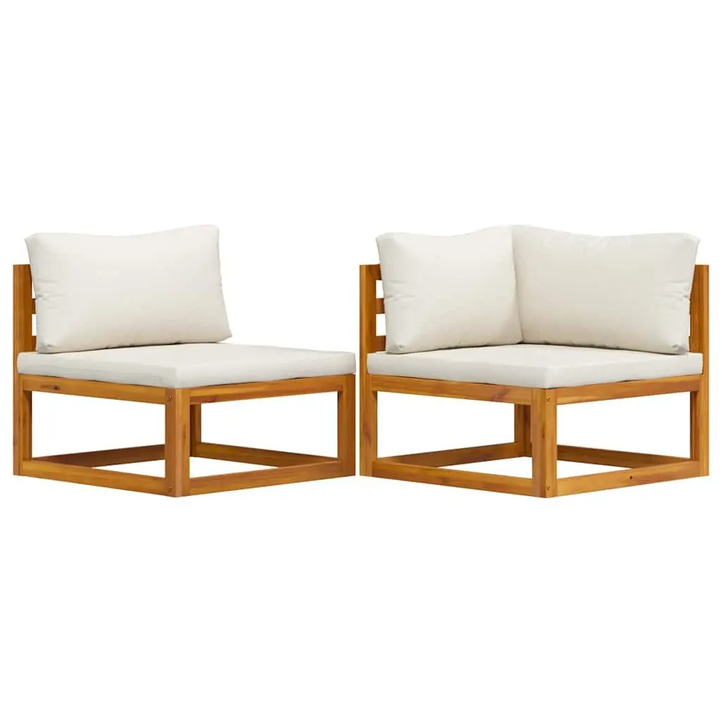 2 Piece Modular Outdoor Sectional Sofa Set
