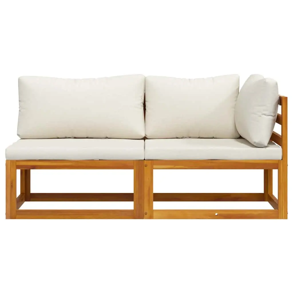 2 Piece Modular Outdoor Sectional Sofa Set