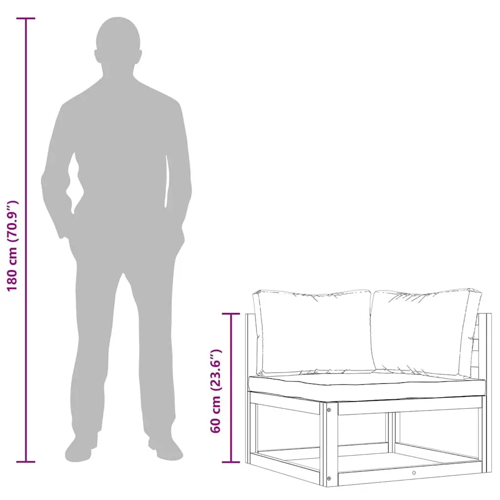Dark Grey Corner Sofa for Outdoor Spaces