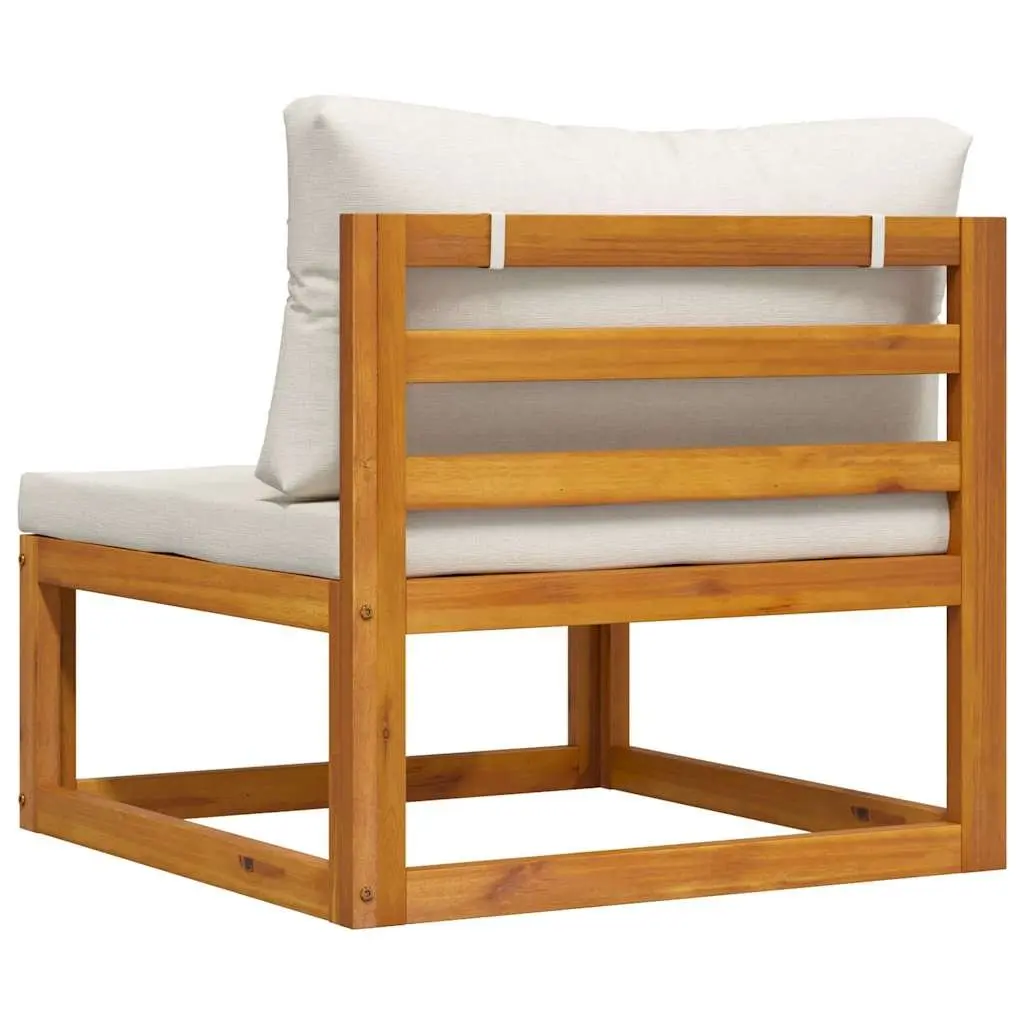 Outdoor Sectional Middle Sofa with Padded Cushions