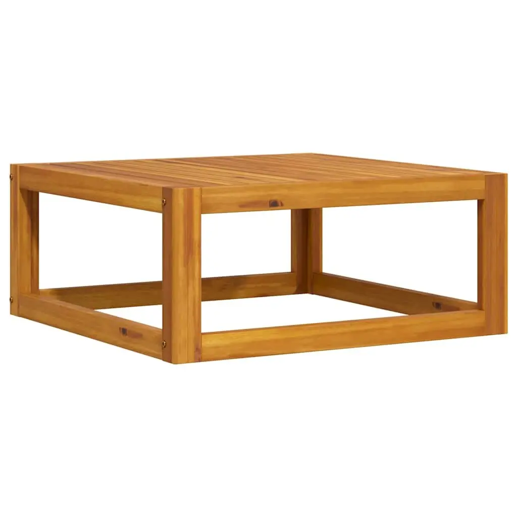 Outdoor Coffee Table Solid Acacia Wood 68x68x29 cm Brown Slatted